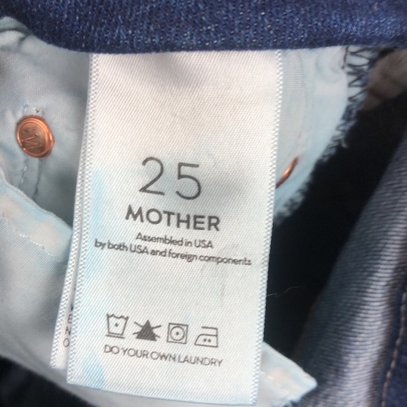 MOTHER HIGH RISE LOOKER ANKLE FRAY - Picture 7 of 9